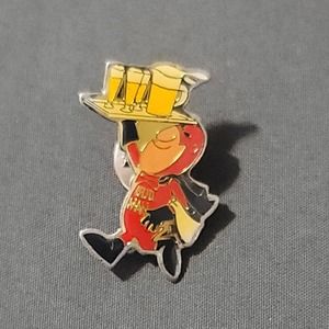 Vtg Bud Light Bud Man Super Hero Lapel Pin Beer
